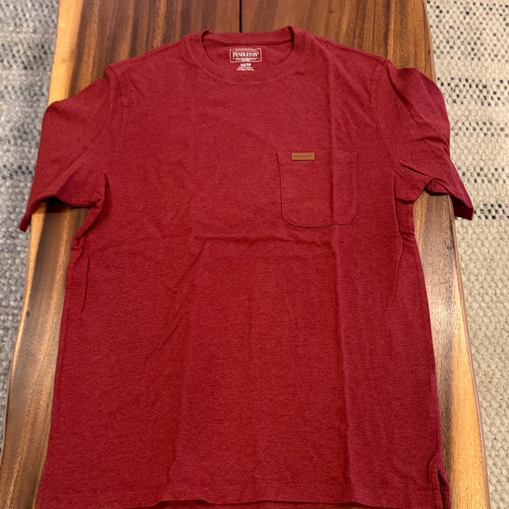 Pendleton Maroon Short Sleeve Tee - image 1
